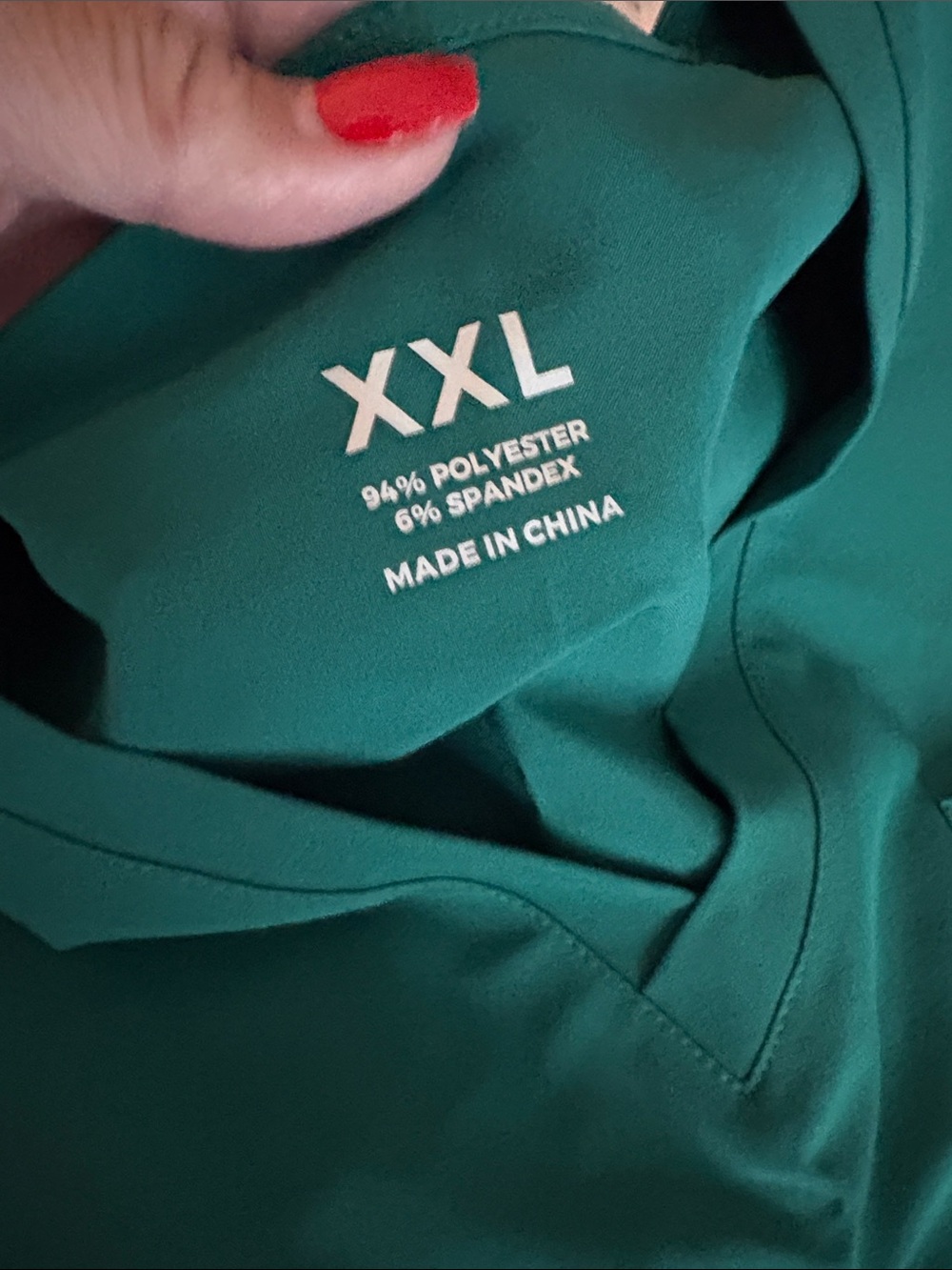 Scrubs Emerald Green Top with V-Neck and Bottoms